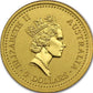 1.55 грама златна монета Австралийско Кенгуру